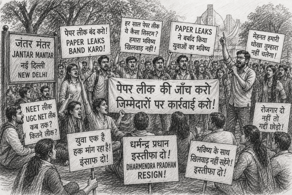 दिल्लीच्या जतंर मंतर येथून सुरू झालेल्या निषेध आंदोलनाचा भडका देशभर पसरला. तो निव्वळ राजकीय नाही. त्यातून दिसणाऱ्या विरोधाकडे वेगळ्या परिप्रेक्षातून पाहण्याची गरज आहे.